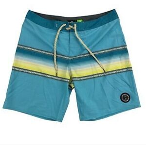 Quiksilver Men's Surfsilk Sun Faded 19" Boardshort Pacific Blue 40